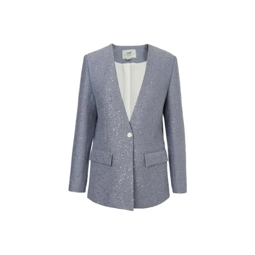 XII BASKET Светло-синий Женские Офисные костюмы