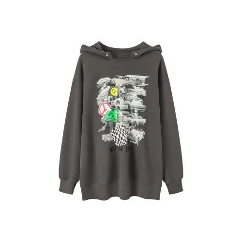 NO ONE ELSE Свитшот Женский Угольный Серый