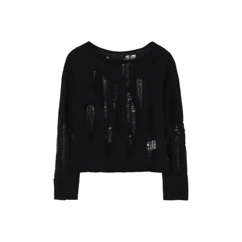 Yohji Yamamoto Черный Женский Трикотаж