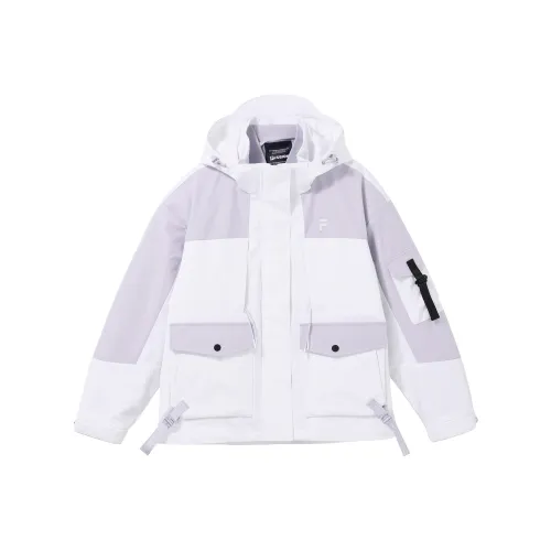 FILA FUSION Пуховик Женский Комплект из Двух Предметов Стандартный Белый