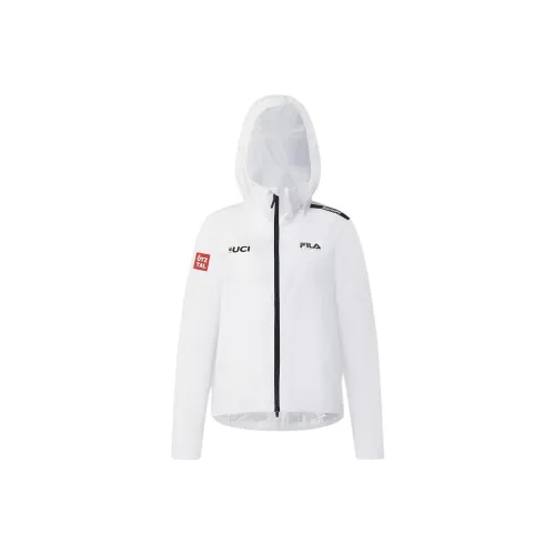 FILA Велоспорт Нефритовый белый Женские Куртки