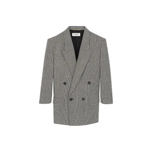 SAINT LAURENT Пальто Женское Серое