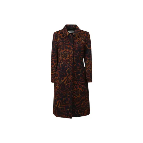 DRIES VAN NOTEN Многоцветное Женское Пальто