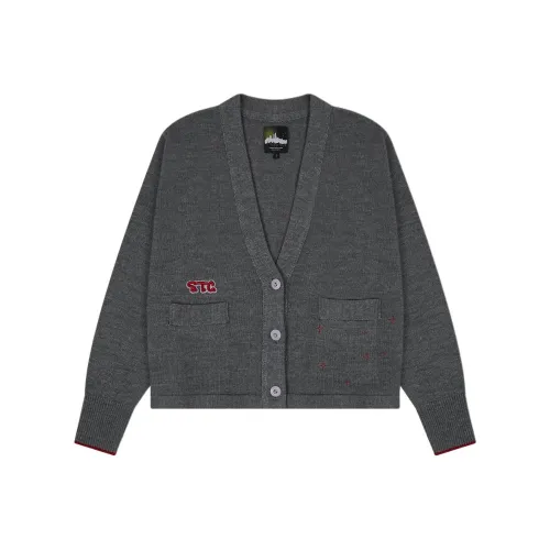Safarispot S.T.C. Lighting Кардиган Трикотаж Женский Серый Серый