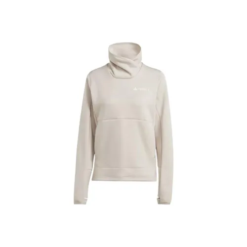 adidas TERREX XPERIOR Средний Флис Пуловер Свитшот Женские Wonder Бежевый