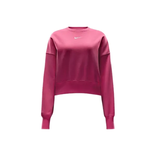 nike Sportswear Phoenix Fleece Толстовка Женская Розовая