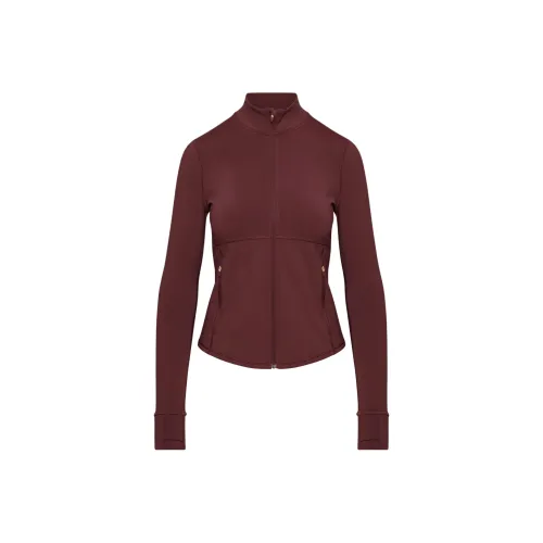 ARITZIA Golden HeatFormTM Relay ZIP UP Толстовка Женские Sumac Burgundy Лак Дерево Burgundy