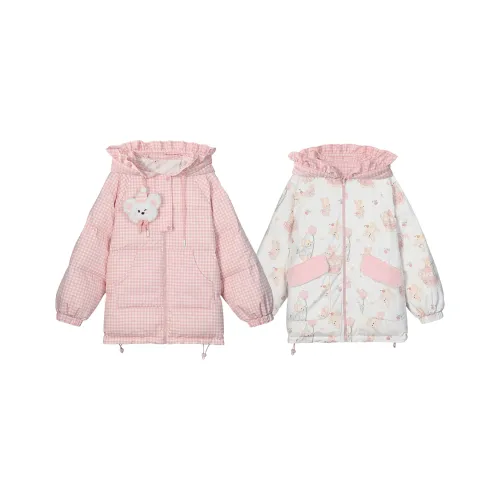 Snbl Розовые Женские Пуховики