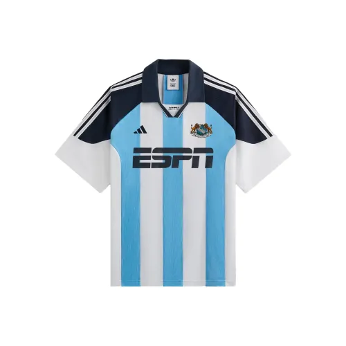 Adidas Originals x KITH Collaboration Football ESPN Футбол Джерси Мужской Белый Синий
