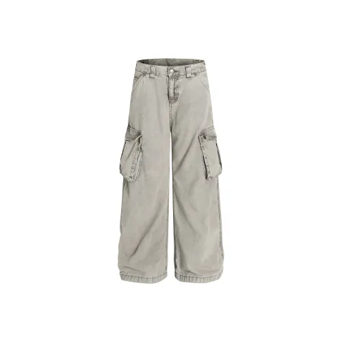 STRUCKCOOL Мытый серый Унисекс Брюки карго