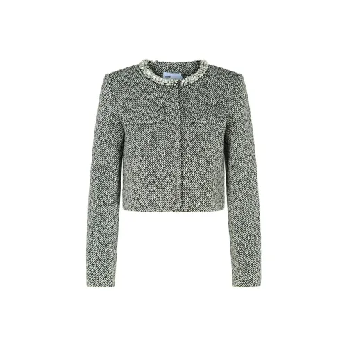 Self Портрет Куртки Пальто Женские Черный