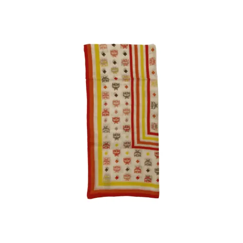 Шарфы MCM из шелка унисекс разноцветные