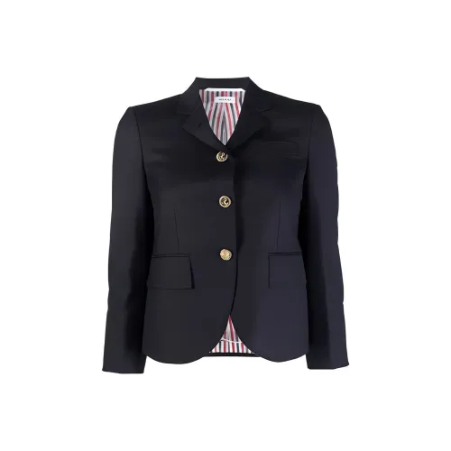 THOM BROWNE Темно-синий Женские офисные костюмы