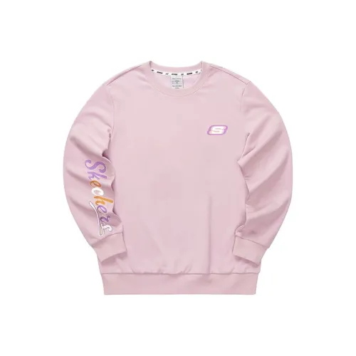 Skechers Colorful Толстовка Женская Серая Розовая