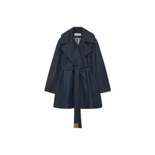 LOEWE Синий Женское Пальто