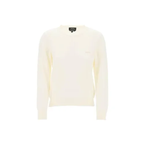A.P.C Белый Женские Свитшоты