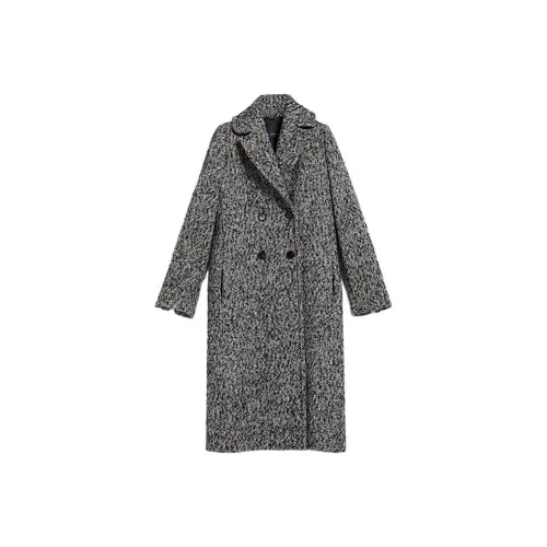 'S MAX MARA Серое Женское Пальто