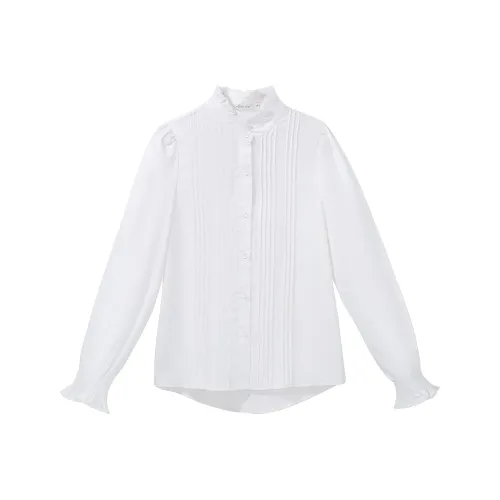 MISTVB SS25 Рубашка Женская Белая