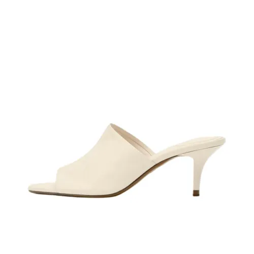 ZARA Слипоны Белые Женские