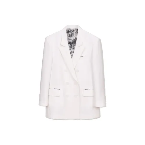 NancyCavally Белый Женские Офисные Костюмы