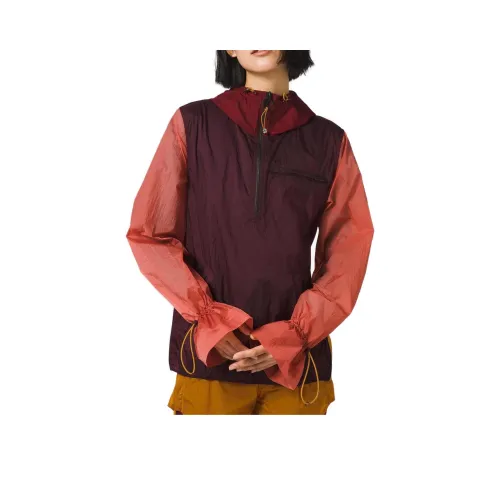 lululemon Roksanda Break Новый Ground Куртка Женские Гранатовый красный