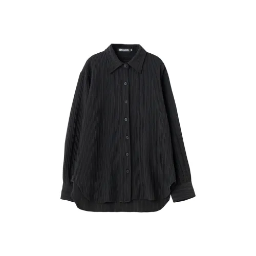 SOON FLOWER Рубашка Женская Черная