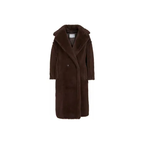 MaxMara Пальто Женское Темно-Коричневое