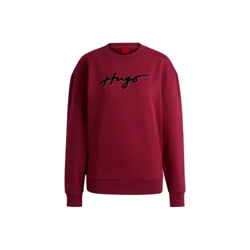 Hugo Толстовка Женская Темно-Красная