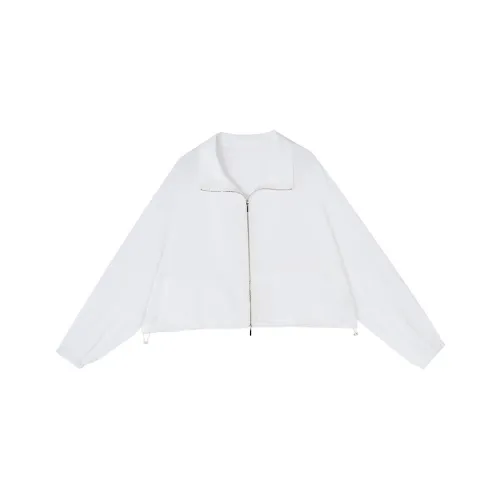 XIANGYING Экрю Женские Рубашки