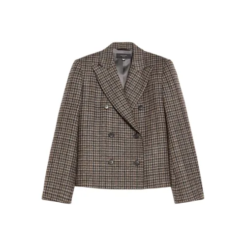 WEEKEND MaxMara Куртки и Пальто Женские Коричневый Серый