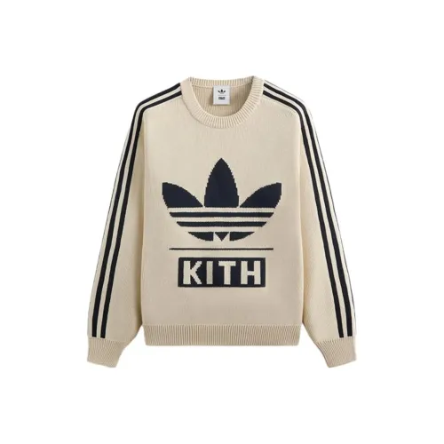 Adidas Originals x KITH SS25 Трикотаж Мужской Мел Белый