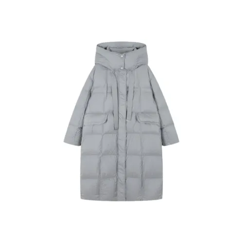 IHIMI Пуховик Женский Серый Синий