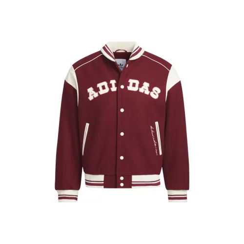 Adidas Originals COLLEGIATE BOMBER FW24 COLLEGIATE BOMBER Куртка Куртки Пальто Женские Темно-красный Сливочный