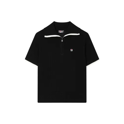 FILA Глубокий черный BK Женские Трикотаж