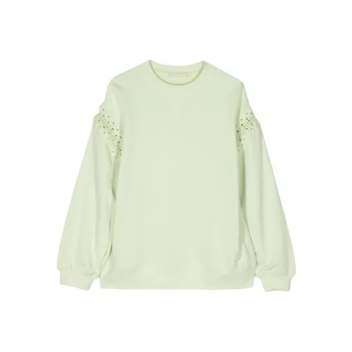 Ulla Johnson SS24 Свитшот Женский Светло-Зеленый