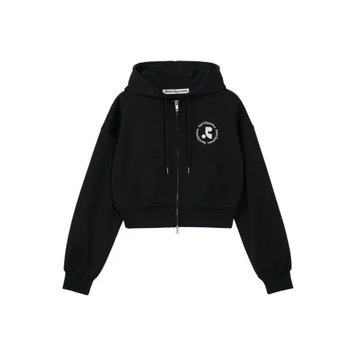 Rest Recreation SS24 2WAY ZIP UP Hoodie Толстовка Женская Черная