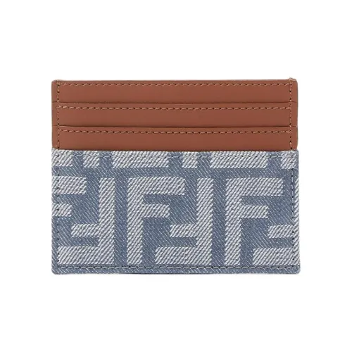 FENDI Хлопок Держатель для карт Унисекс Синий