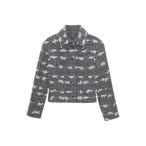 CHANEL Куртки и Пальто Женские Серые