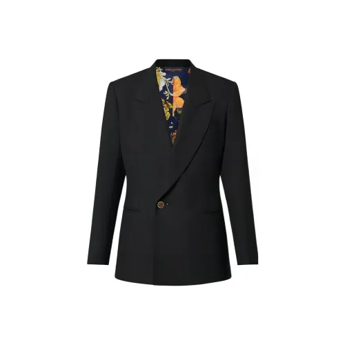 LOUIS VUITTON FW22 Бизнес-костюм Пальто Женское Черное