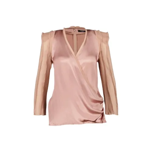 BALMAIN Бежевые Женские Рубашки