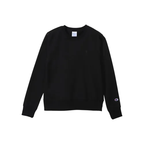 Champion SS24 Свитшот Женские Черный