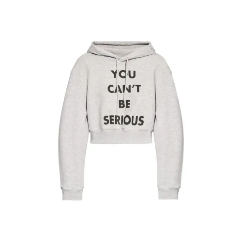 MOSCHINO Толстовка Женская Серого цвета