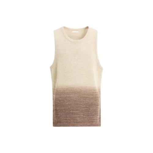 ZARA Бежевый Мужские Майки