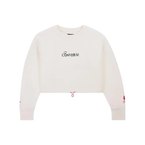 Converse x LFC Укороченный CREW SWEATSHIRT Женская Белая