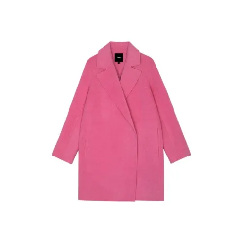 Theory Розовое Женское Пальто