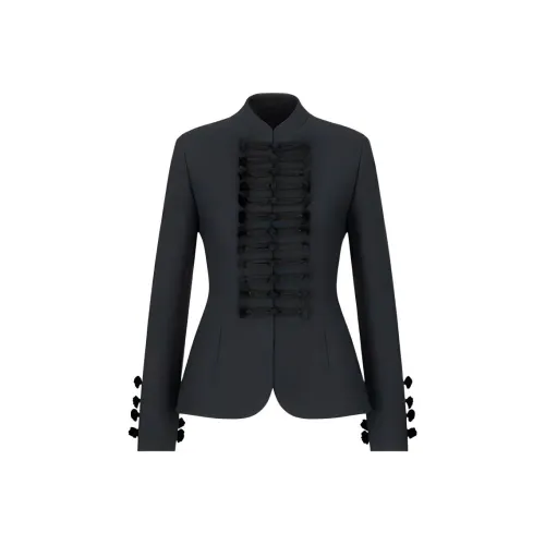 DIOR FW22 Бизнес-костюм Пальто Женское Черное