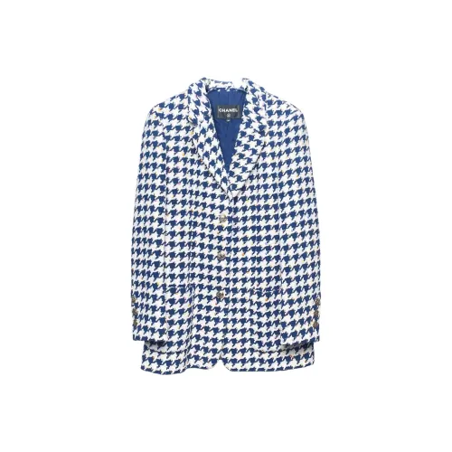 CHANEL 21 Весенне-летняя коллекция Куртки и Пальто Женские Синие