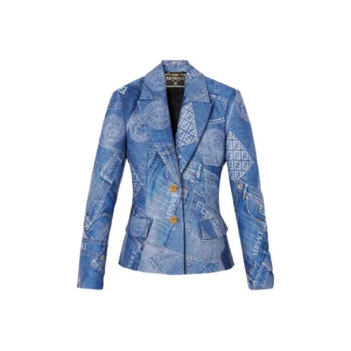 VERSACE Синий Женские Офисные Костюмы