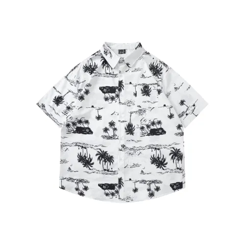 BEAR UNION Короткий рукав рубашка женский белый