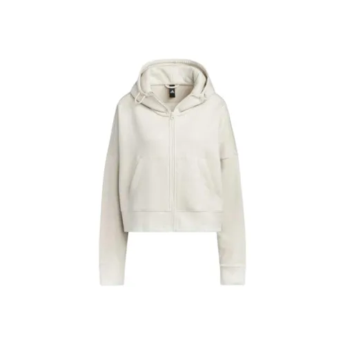 Adidas Lounge W Lounge FZ Свитшот Женский Белый